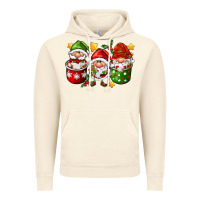 Vintage Artic coffee cup santa gnomies Vintage Hoodie - FaDigitalArtStudio