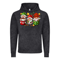 Vintage Black coffee cup santa gnomies Vintage Hoodie - FaDigitalArtStudio