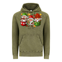 Vintage Olive coffee cup santa gnomies Vintage Hoodie - FaDigitalArtStudio