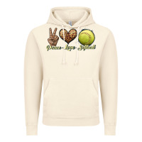 Vintage Artic peace love softball Vintage Hoodie - JahusDesignShop