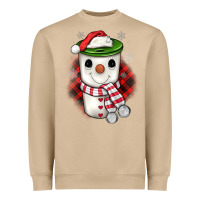Mushroom Christmas snowman coffee Heavyweight Sweatshirt - JahusDesignShop