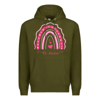 Army Green Valentines Day Rainbow Premium Hoodie - Bettercallsaul
