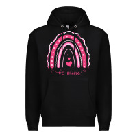 Black Valentines Day Rainbow Premium Hoodie - Bettercallsaul