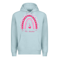 Blue Mist Valentines Day Rainbow Premium Hoodie - Bettercallsaul