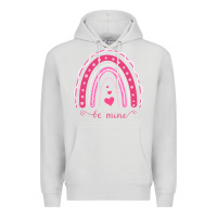 Dove Grey Valentines Day Rainbow Premium Hoodie - Bettercallsaul