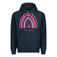 Navy Valentines Day Rainbow Premium Hoodie - Bettercallsaul