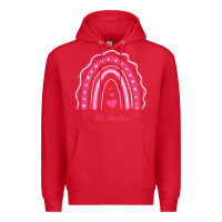 Red Valentines Day Rainbow Premium Hoodie - Bettercallsaul