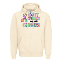 Sandshell fight cancer in all colors Zipper Hoodie - MaliasSmallBusiness
