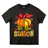 Asphalt tis the season fall softball Heavy Core Tee - MaliasSmallBusiness