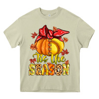 Mossy tis the season fall softball Heavy Core Tee - MaliasSmallBusiness