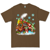 Cacao christmas santa and friends train Premium Tee - Zillion Design Studio