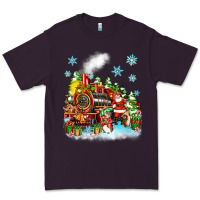 Plum christmas santa and friends train Premium Tee - Zillion Design Studio