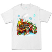 White christmas santa and friends train Premium Tee - Zillion Design Studio