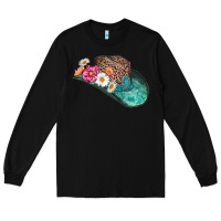 Black cowboy hat Long Sleeve Tee - AdoDesignShop