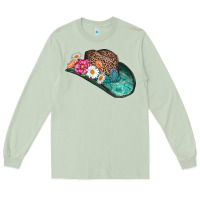 Matcha cowboy hat Long Sleeve Tee - AdoDesignShop