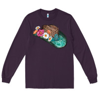 Plum cowboy hat Long Sleeve Tee - AdoDesignShop