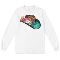 White cowboy hat Long Sleeve Tee - AdoDesignShop