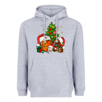 Heather Grey christmas sports bbs Heavyweight Hoodie - BundleAndBundleShop