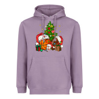 Lavender christmas sports bbs Heavyweight Hoodie - BundleAndBundleShop
