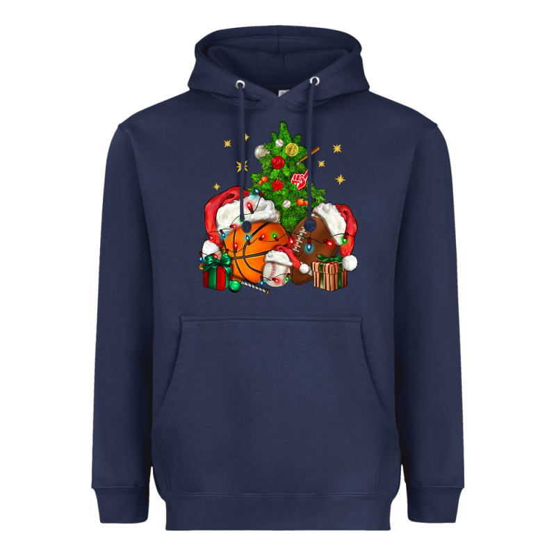 Christmas Sports Bbs Heavyweight Hoodie by BundleAndBundleShop | Teevron