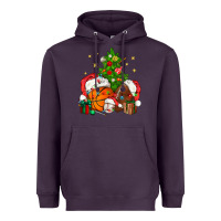Plum christmas sports bbs Heavyweight Hoodie - BundleAndBundleShop