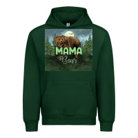 Forest Green Mama bear tumbler Urban Hoodie - HowdyJamesFarm
