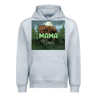 Heather Grey Mama bear tumbler Urban Hoodie - HowdyJamesFarm