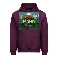 Mauve Wine Mama bear tumbler Urban Hoodie - HowdyJamesFarm