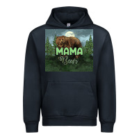 Navy Mama bear tumbler Urban Hoodie - HowdyJamesFarm