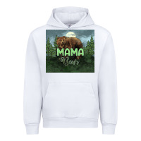 White Mama bear tumbler Urban Hoodie - HowdyJamesFarm