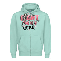 Seafoam fight for the cure Zipper Hoodie - MaliasSmallBusiness