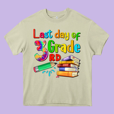 Last Day Of Third Grade Heavy Core Tee Designed By Artiststas