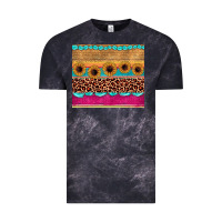 Cloud Black leopard sunflower gemstone Vintage Tee - JahusDesignShop