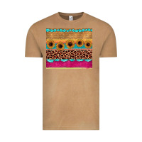 Vintage Camel leopard sunflower gemstone Vintage Tee - JahusDesignShop