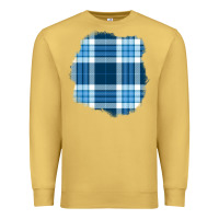 Antique Gold Winter Tartan Patch Premium Sweatshirt - BundleAndBundleShop