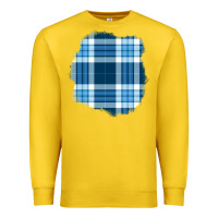 Lemon Winter Tartan Patch Premium Sweatshirt - BundleAndBundleShop