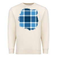 Sandshell Winter Tartan Patch Premium Sweatshirt - BundleAndBundleShop