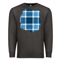Smoke Winter Tartan Patch Premium Sweatshirt - BundleAndBundleShop