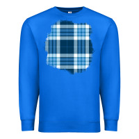True Royal Winter Tartan Patch Premium Sweatshirt - BundleAndBundleShop