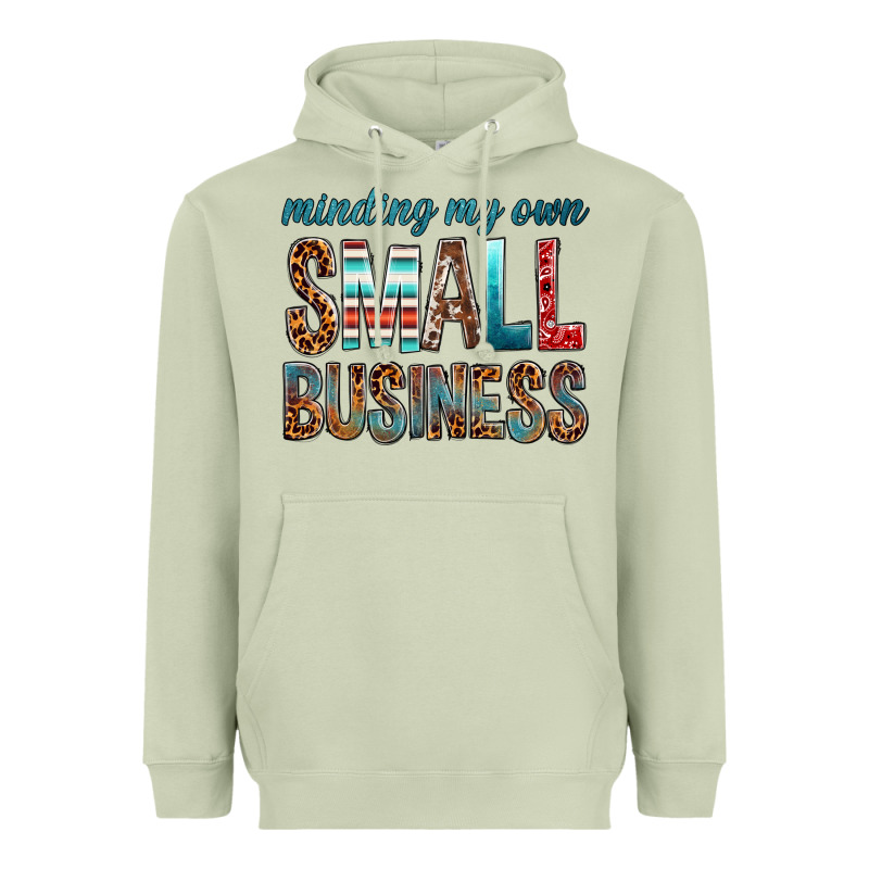 Minding My Own Small Business Bbs Heavyweight Hoodie by BundleAndBundleShop | Teevron
