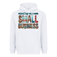 White minding my own small business bbs Heavyweight Hoodie - BundleAndBundleShop