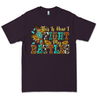 Plum this is how i fight my battles Premium Tee - texasbilliewilder