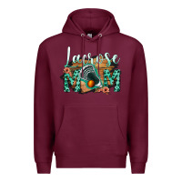 Burgundy Lacrose Mom Premium Hoodie - Bettercallsaul