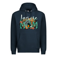 Navy Lacrose Mom Premium Hoodie - Bettercallsaul