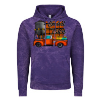 Cloud Purple small town fall Vintage Hoodie - CowhideDigitalArt