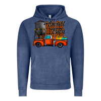 Vintage Denim small town fall Vintage Hoodie - CowhideDigitalArt