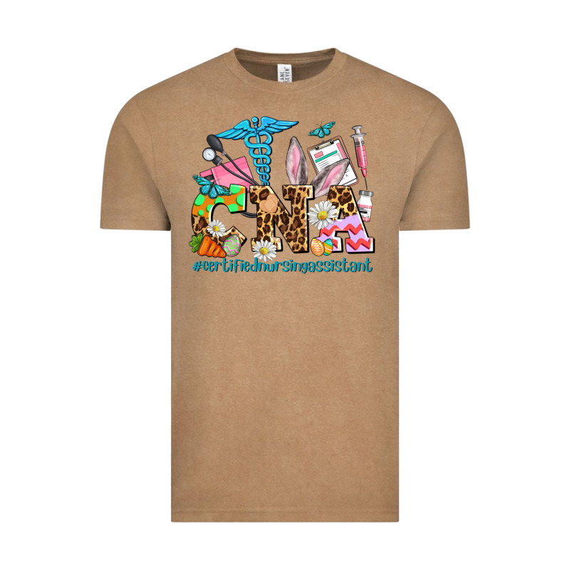 Easter Cna Certified Nursing Assistant Vintage Tee by AdoDesignShop | Teevron