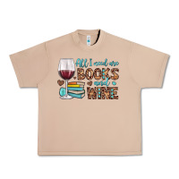 Burro all i need are books and wine Urban Heavy Tee - JahusDesignShop