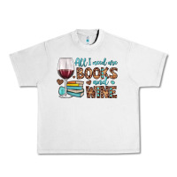 Lunar Rock all i need are books and wine Urban Heavy Tee - JahusDesignShop