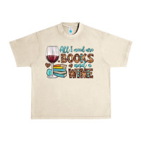 Sandshell all i need are books and wine Urban Heavy Tee - JahusDesignShop